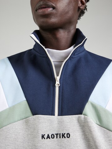 Kaotiko Sweatshirt 'ALECK' in Grey
