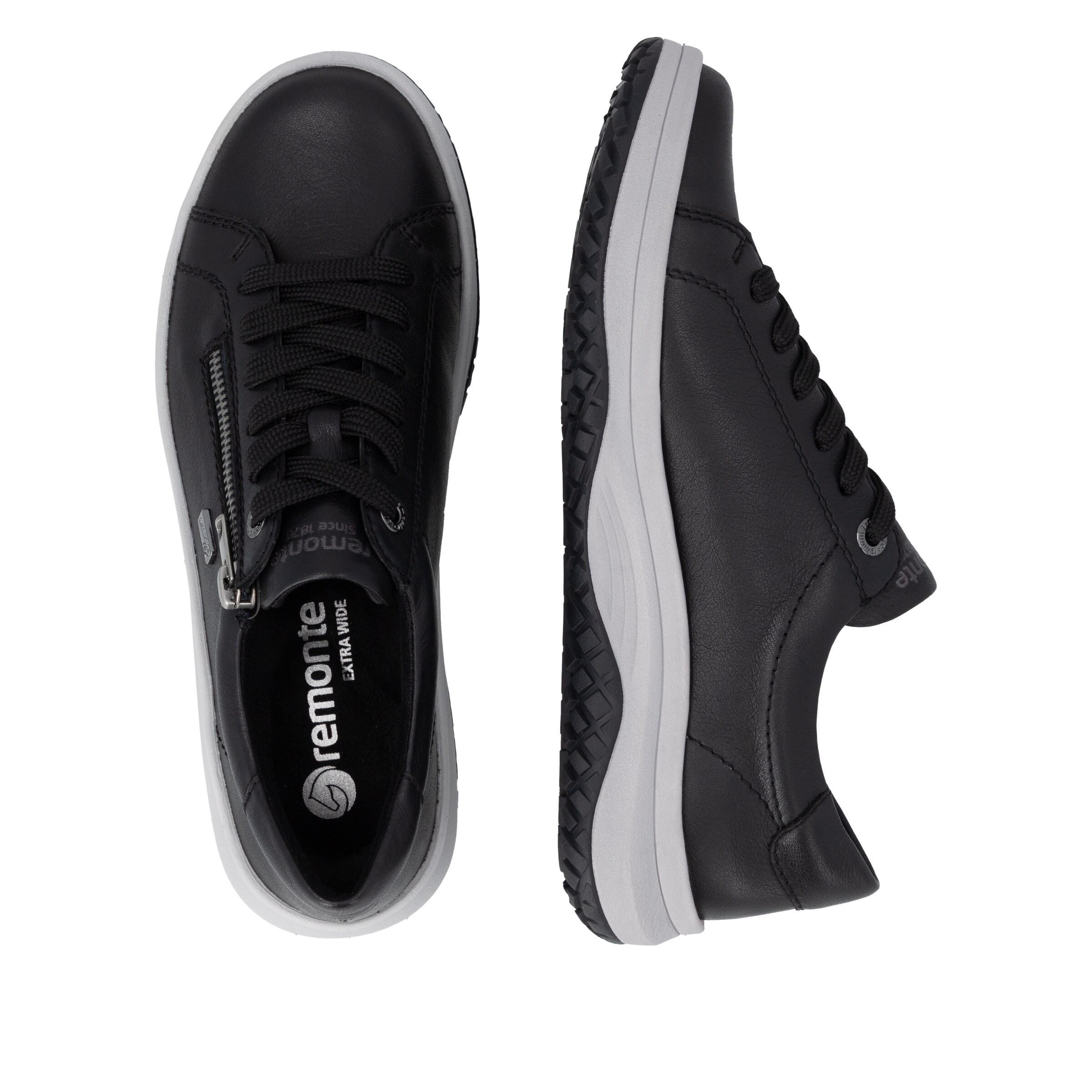 Chaussure de sport à lacets REMONTE en noir
