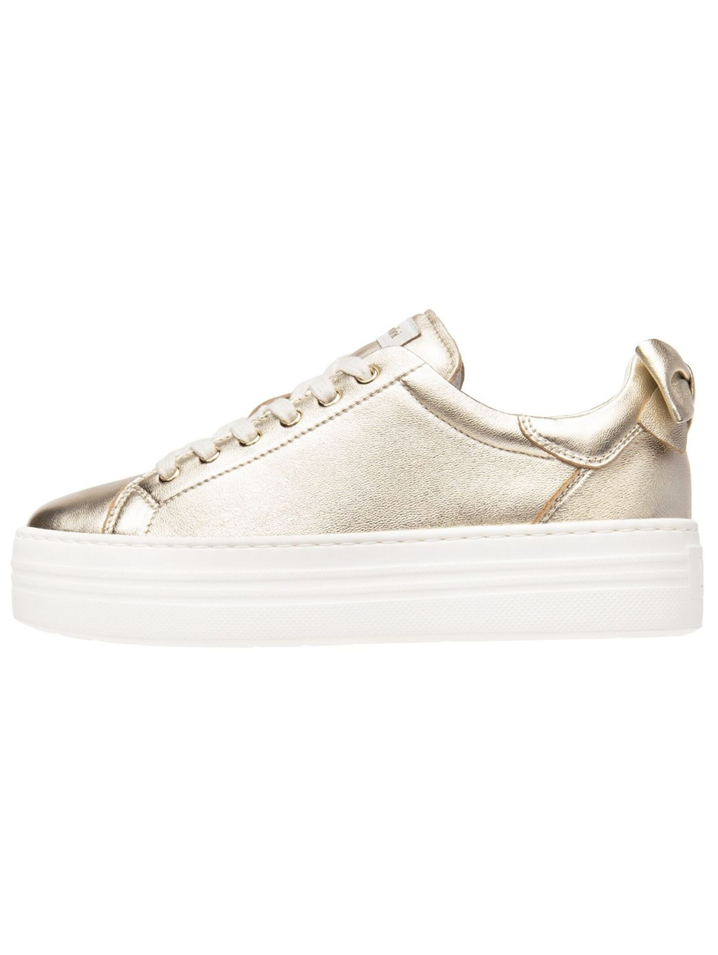 Baskets basses Nero Giardini en or