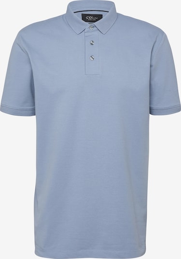 s.Oliver BLACK LABEL Polo-Shirt in M in blau, Produktansicht