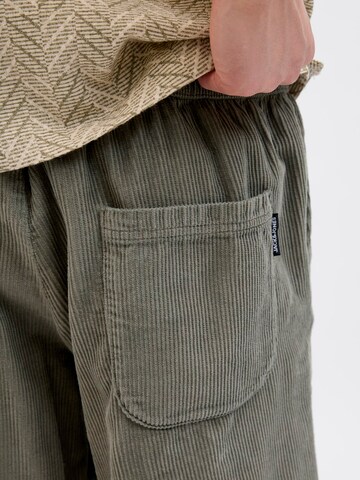 JACK & JONES Широкий Штаны 'JPSTBill' в Зеленый