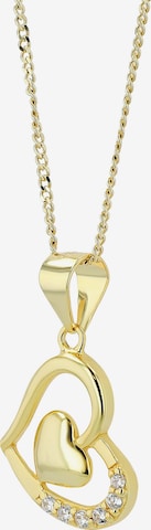 Akzent Pendant '"Banja" aus 925 Sterlingsilber, rhodiniert, langlebig' in Gold: front