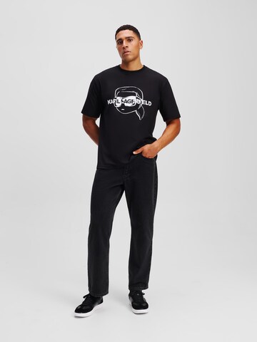 regular Jeans di Karl Lagerfeld in nero