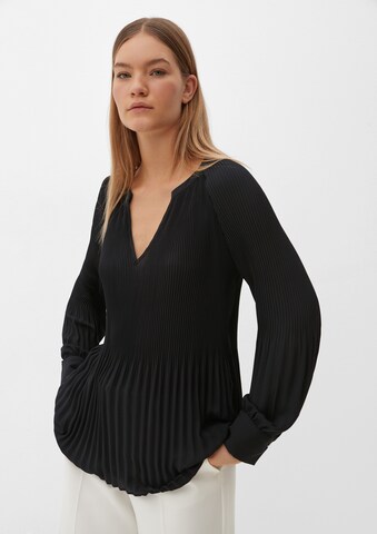 s.Oliver BLACK LABEL Blouse in Zwart: voorkant