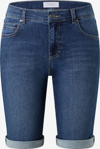 Angels Slimfit Shorts in Blau: Vorderseite
