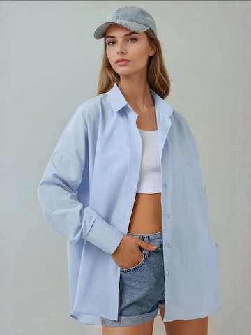Camicia da donna di Hiccup in blu: frontale