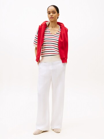 TOMMY HILFIGER Loose fit Trousers in White