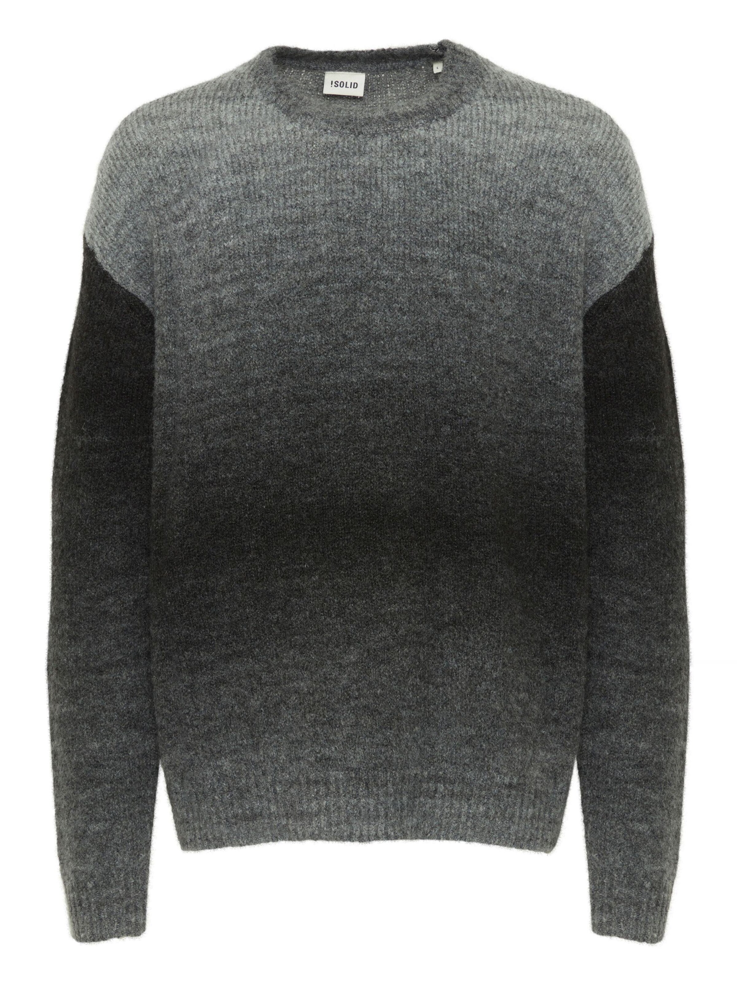 !Solid Pullover 'Nohan' in Schwarz: Vorderseite