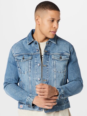 Superdry Tussenjas 'Highwayman' in Blauw: voorkant