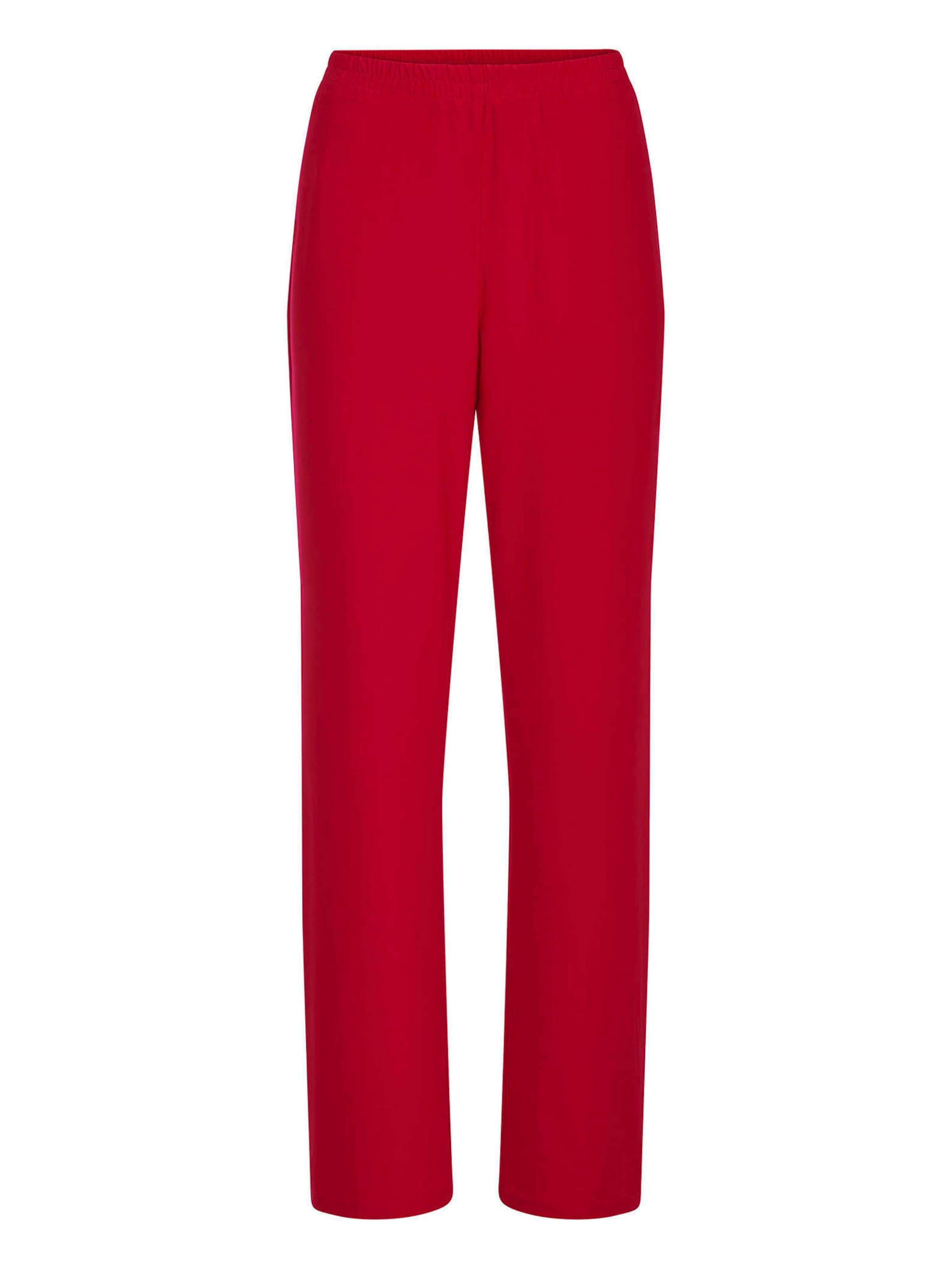 Loosefit Pantalon Goldner en rouge : devant
