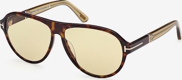 Tom Ford Sonnenbrille 'QUINCY' in Braun: Vorderseite