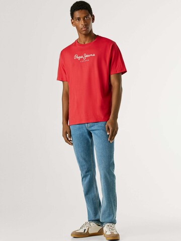 Pepe Jeans Shirt 'Eggo N' in Rood