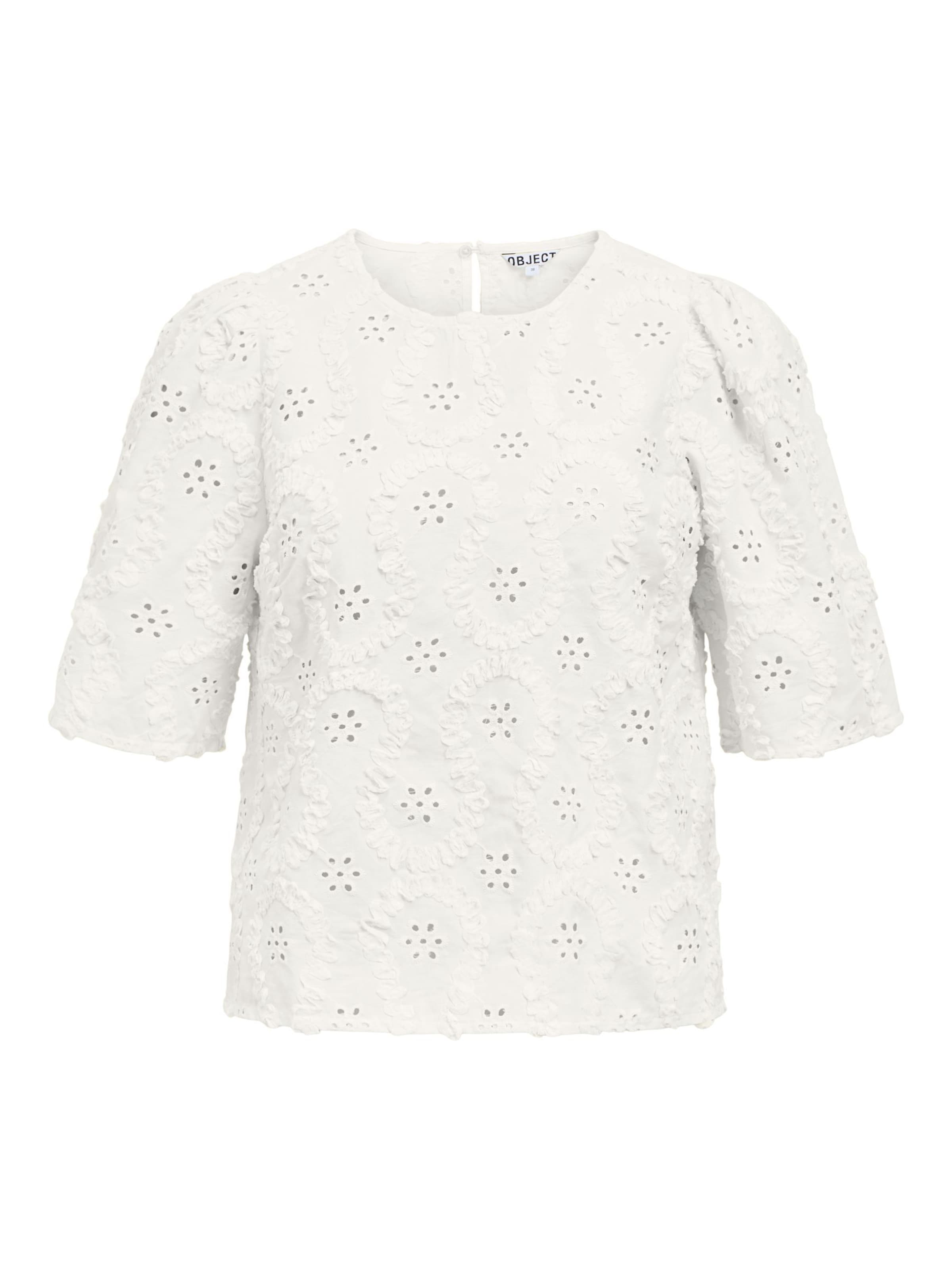 OBJECT Bluse 'OBJLaily' i hvid: forside