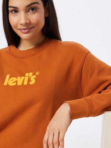 LEVI'S ® Sweatshirt i brun