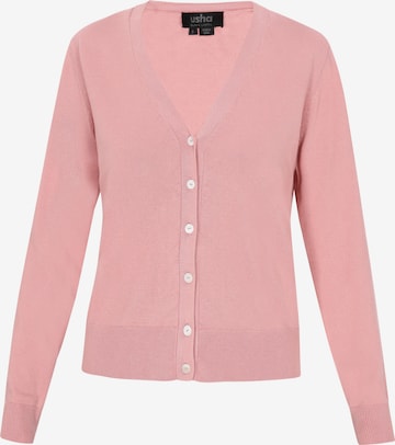 rožinė usha BLACK LABEL Kardiganas 'Classic Look': priekis