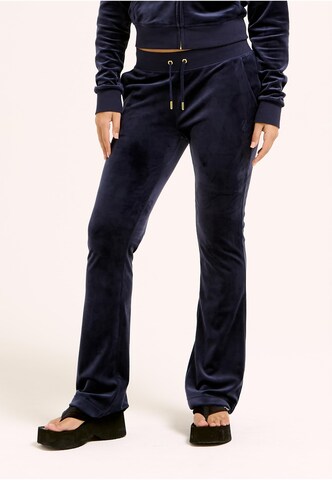 Juicy Couture Расклешенный Штаны 'Dach Cleo' в Синий: спереди