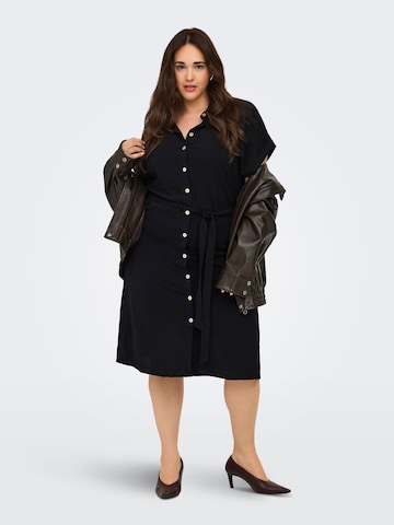 ONLY Carmakoma Blousejurk 'CARMetta' in Zwart: voorkant