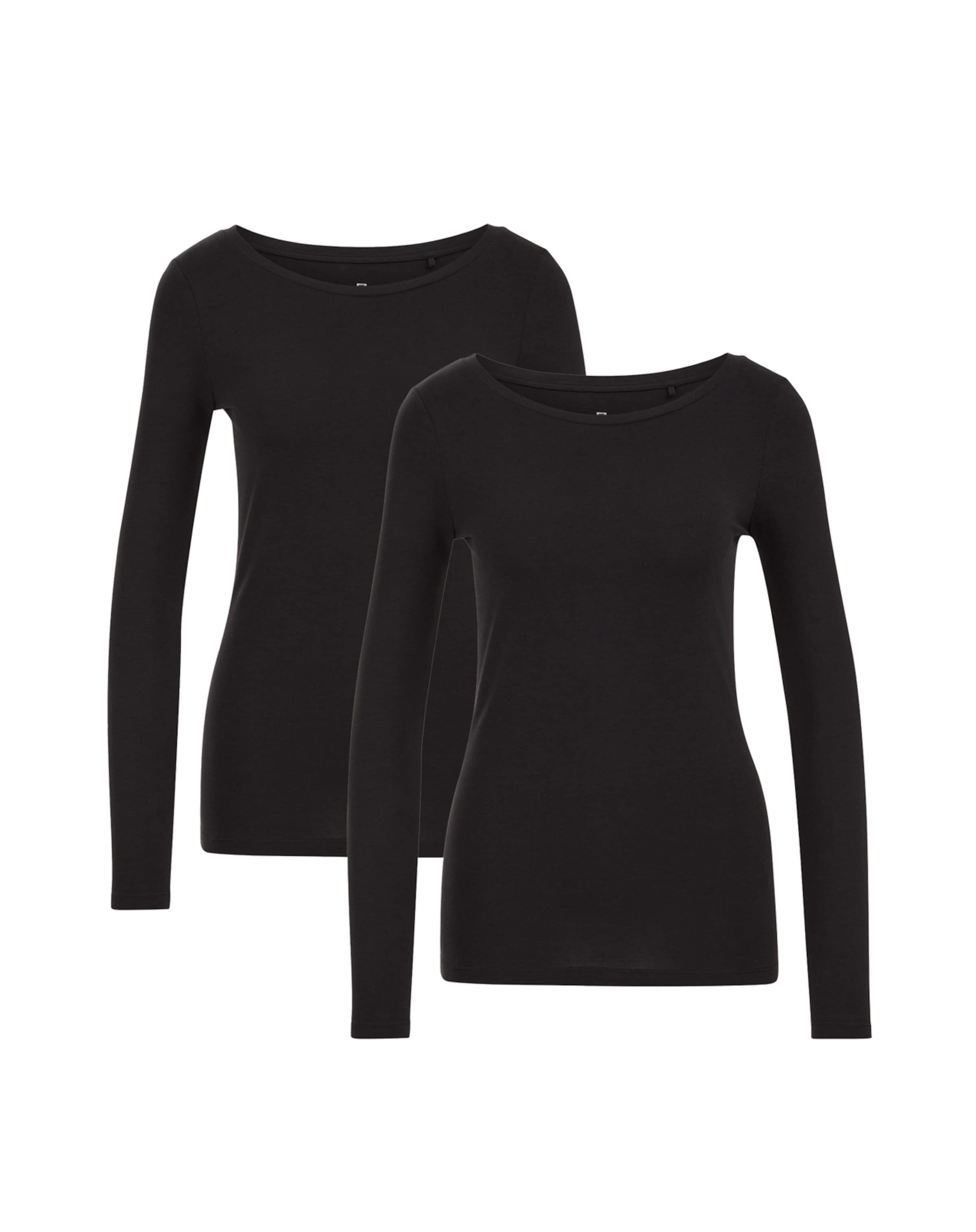 WE Fashion Särk, värv must: eest vaates