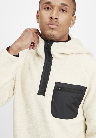 INDICODE JEANS Fleece jas 'Trent' in Beige