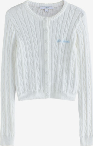 Next - Cárdigan en blanco: frente