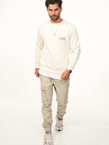 JACK & JONES Sweatshirt 'JJETERNITY'‌‌‌‌‌‌ in Weiß