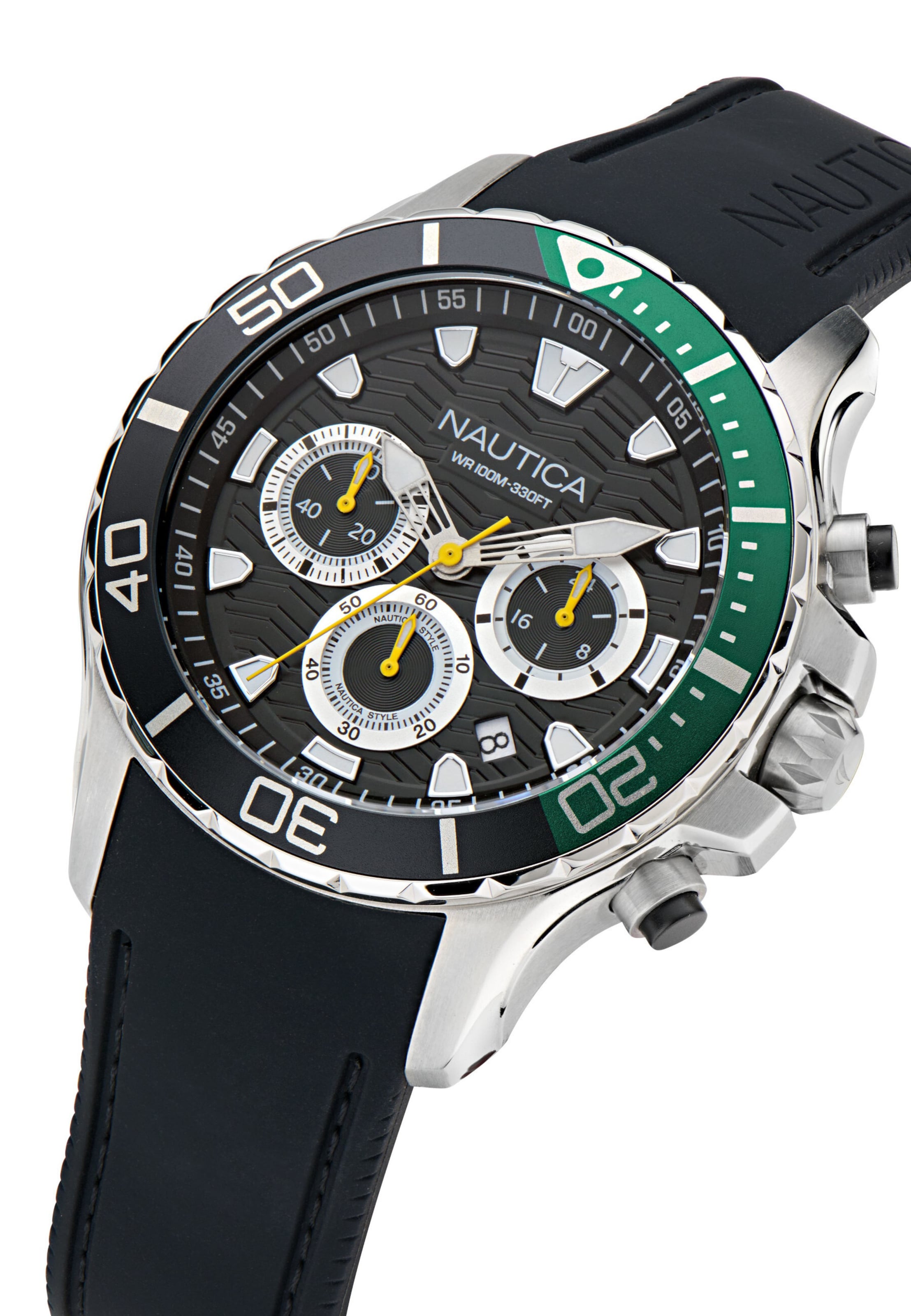 NAUTICA Analogt ur i sort