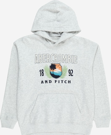 Abercrombie & FitchSweater majica 'TECH' - siva boja: prednji dio