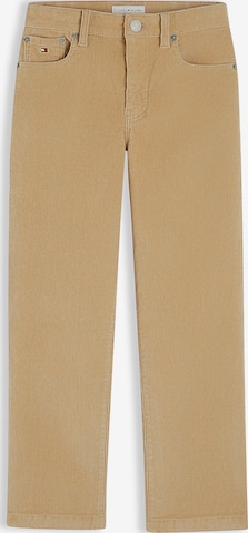 Pantalon TOMMY HILFIGER en beige : devant