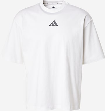 ADIDAS SPORTSWEAR Λειτουργικό μπλουζάκι σε λευκό: μπροστά