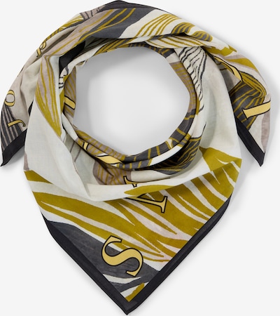 JOOP! Jeans Foulard en Taille unique en beige / safran / noir / blanc, Vue avec produit