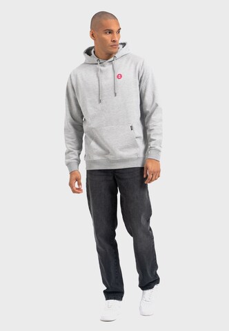 Oldskull Sweatshirt 'Retro Cherry Chaser Logo Graphic' in Grey