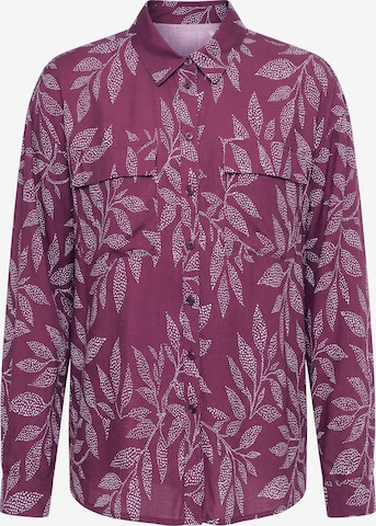 Studio Untold Blouse in Lila: voorkant