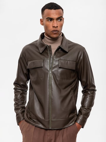 AntiochPrijelazna jakna - smeđa boja: prednji dio