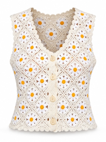 Ombre Blouse in Beige: front