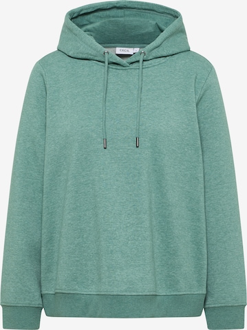 CECIL Sweatshirt in Green: front