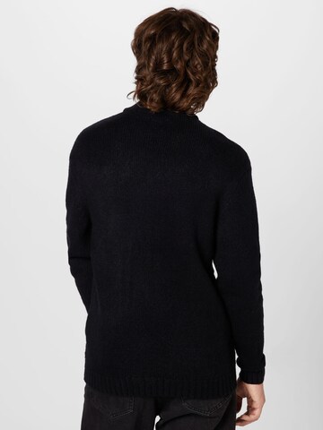 Redefined Rebel Sweater 'Dustin' in Black