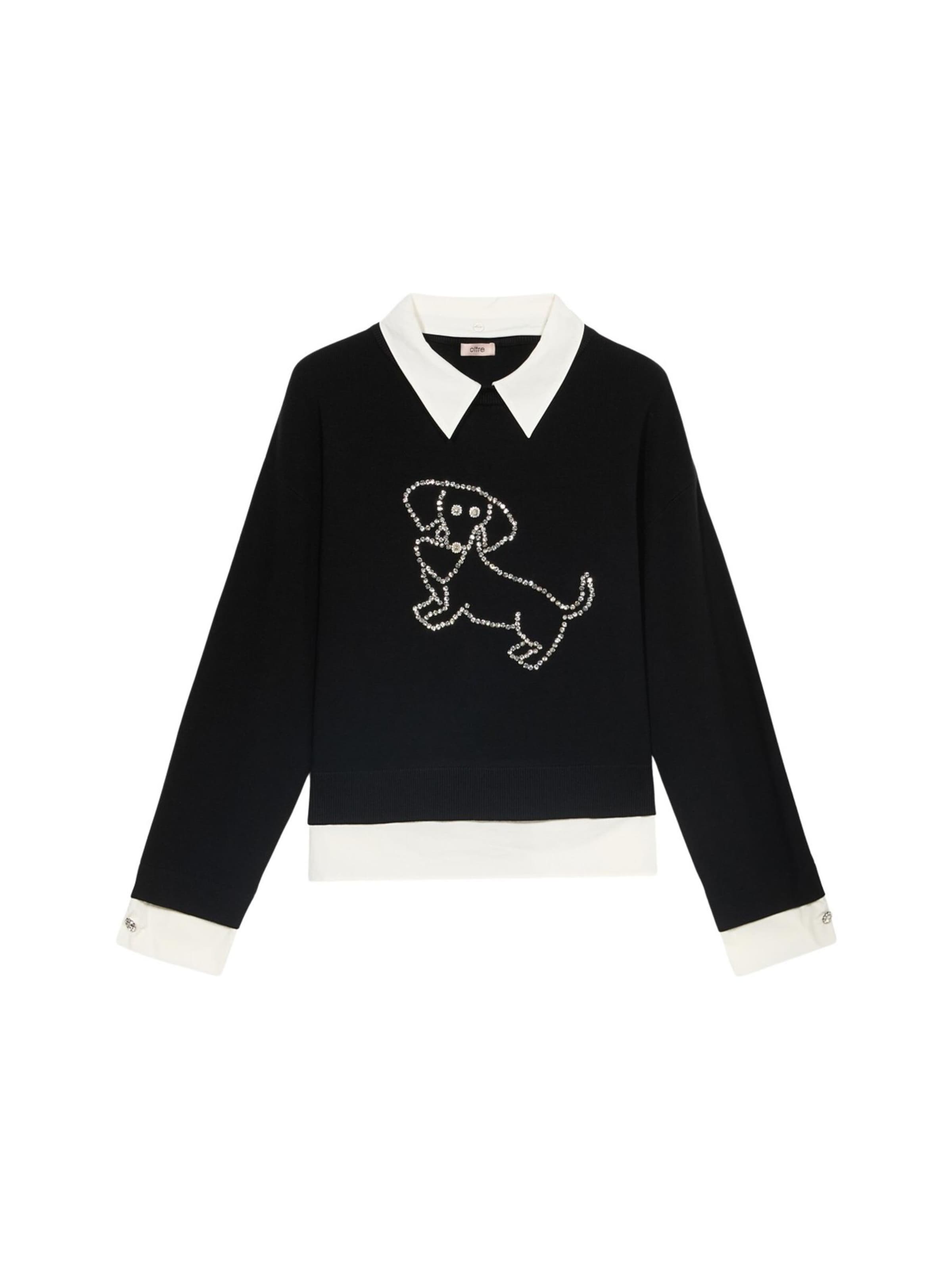 oltre Pullover‌‌‌‌‌‌‌‌ in Schwarz: Vorderseite