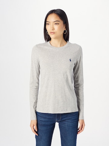 T-shirt Polo Ralph Lauren en gris : devant