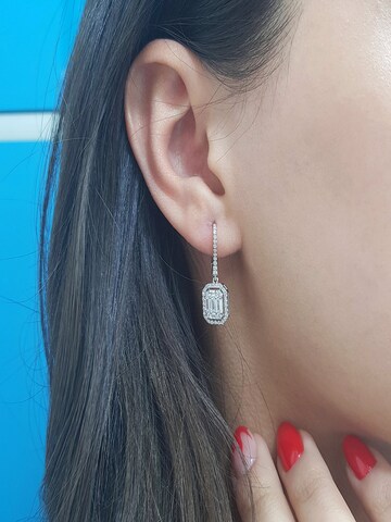 EinStein Diamant Earrings in Silver