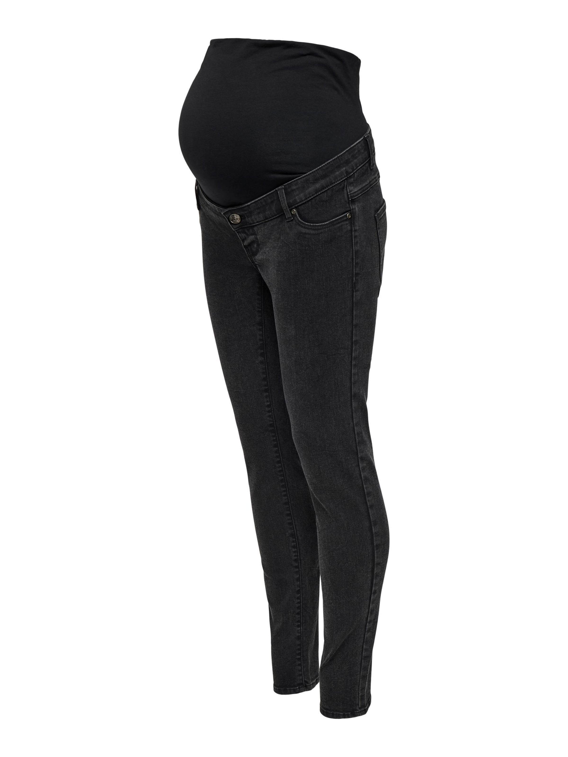 Only Maternity Skinny Jeans in Black