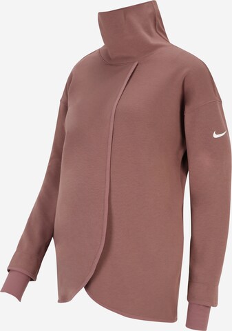 NIKE Sportief sweatshirt in Lila: voorkant