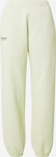 REPLAY Pants in Pastel green / Black, Item view