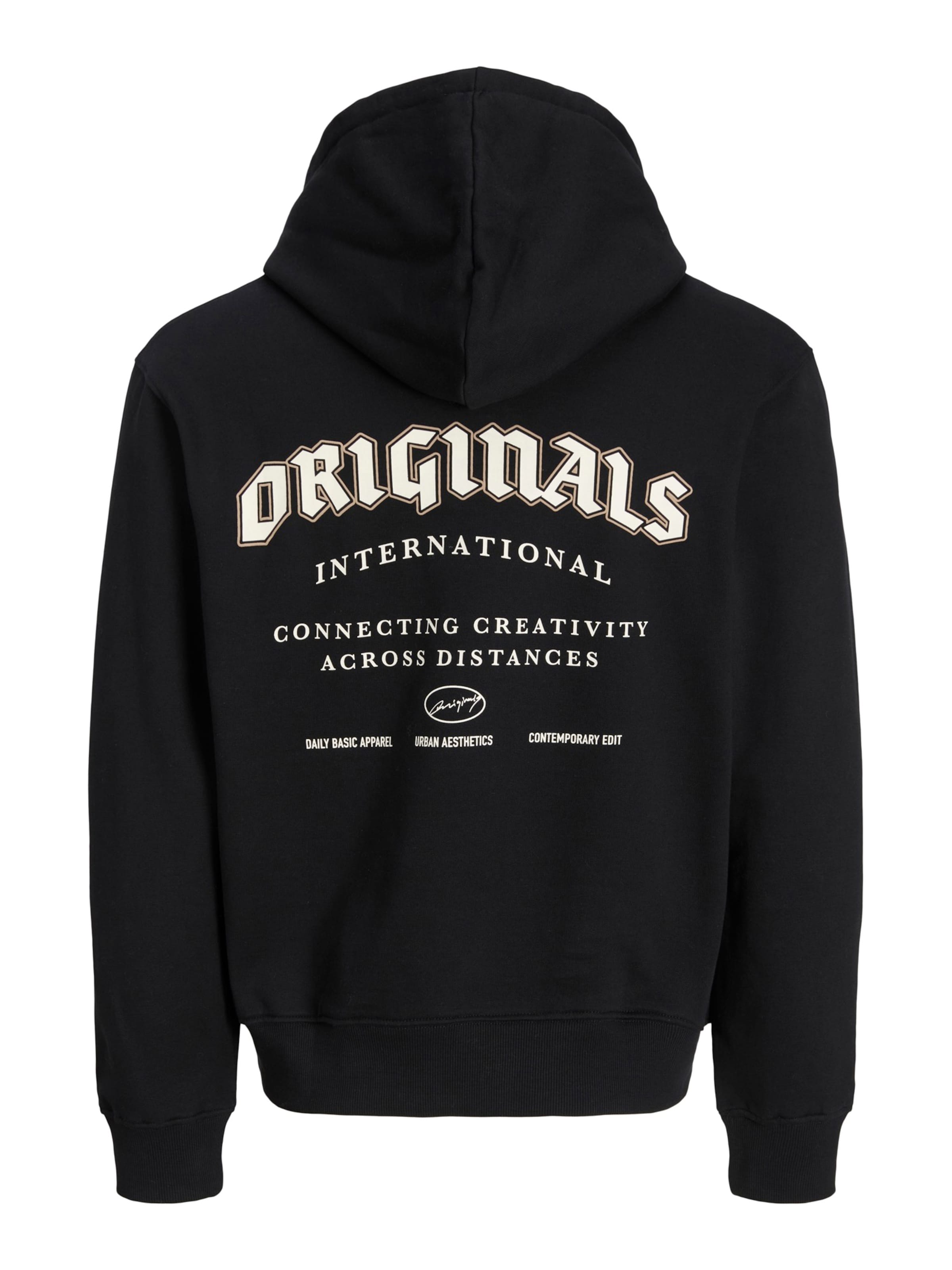 JACK & JONES - Sweatshirt 'JWHMEADOWS' em preto