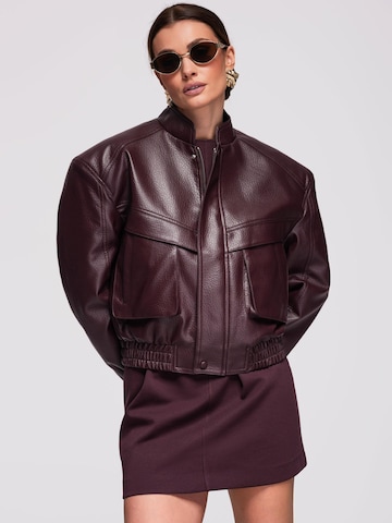 Ombre Between-season jacket in Red