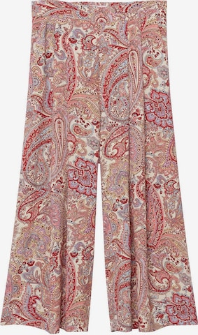 Wide Leg Pantalon 'Sitges' MANGO en mélange de couleurs : devant