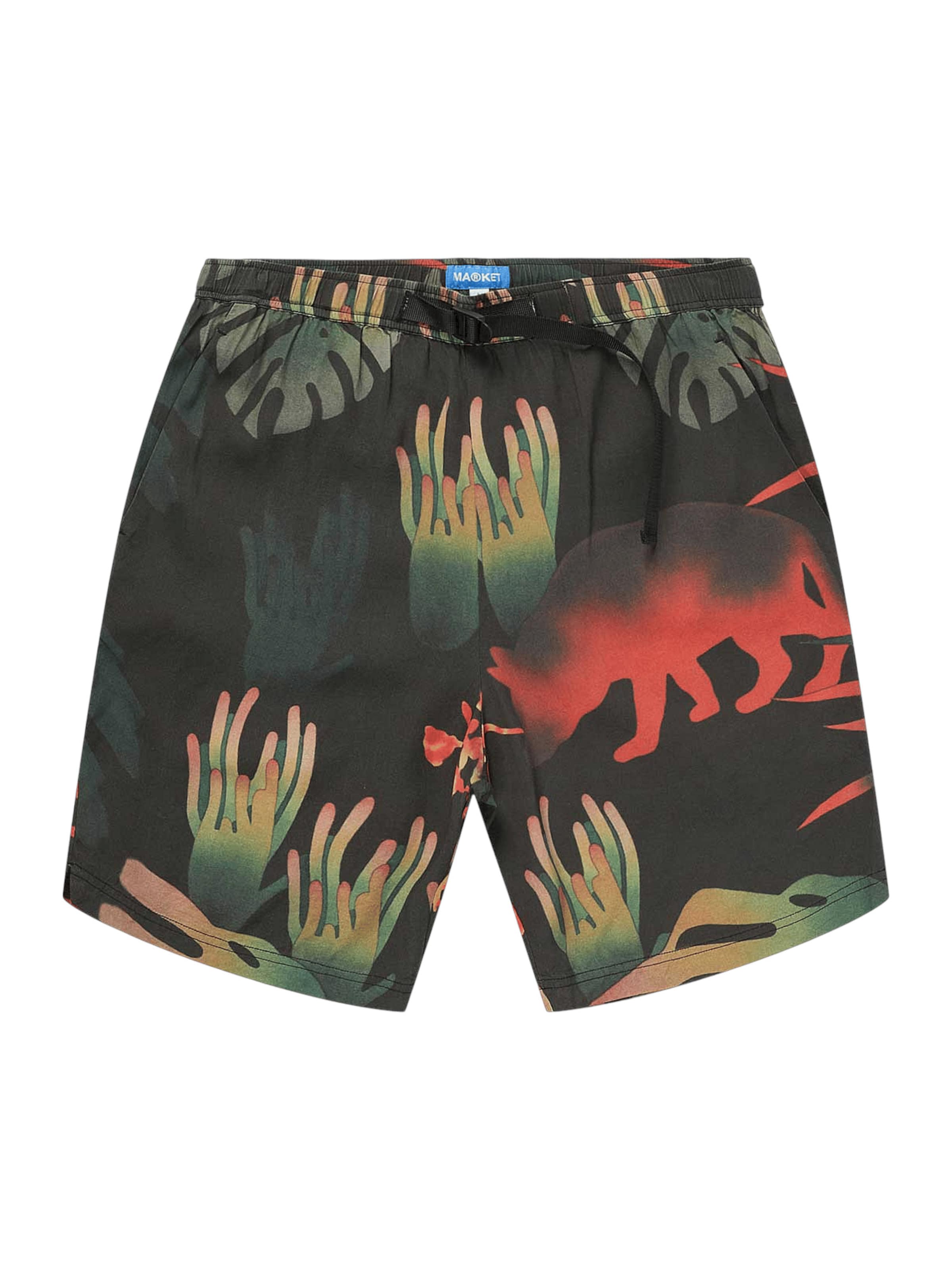 MARKET Normální Kalhoty 'Vision Quest' – černá: přední strana