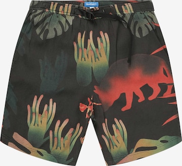 MARKET Štandardný strih Nohavice 'Vision Quest' - Čierna: predná strana