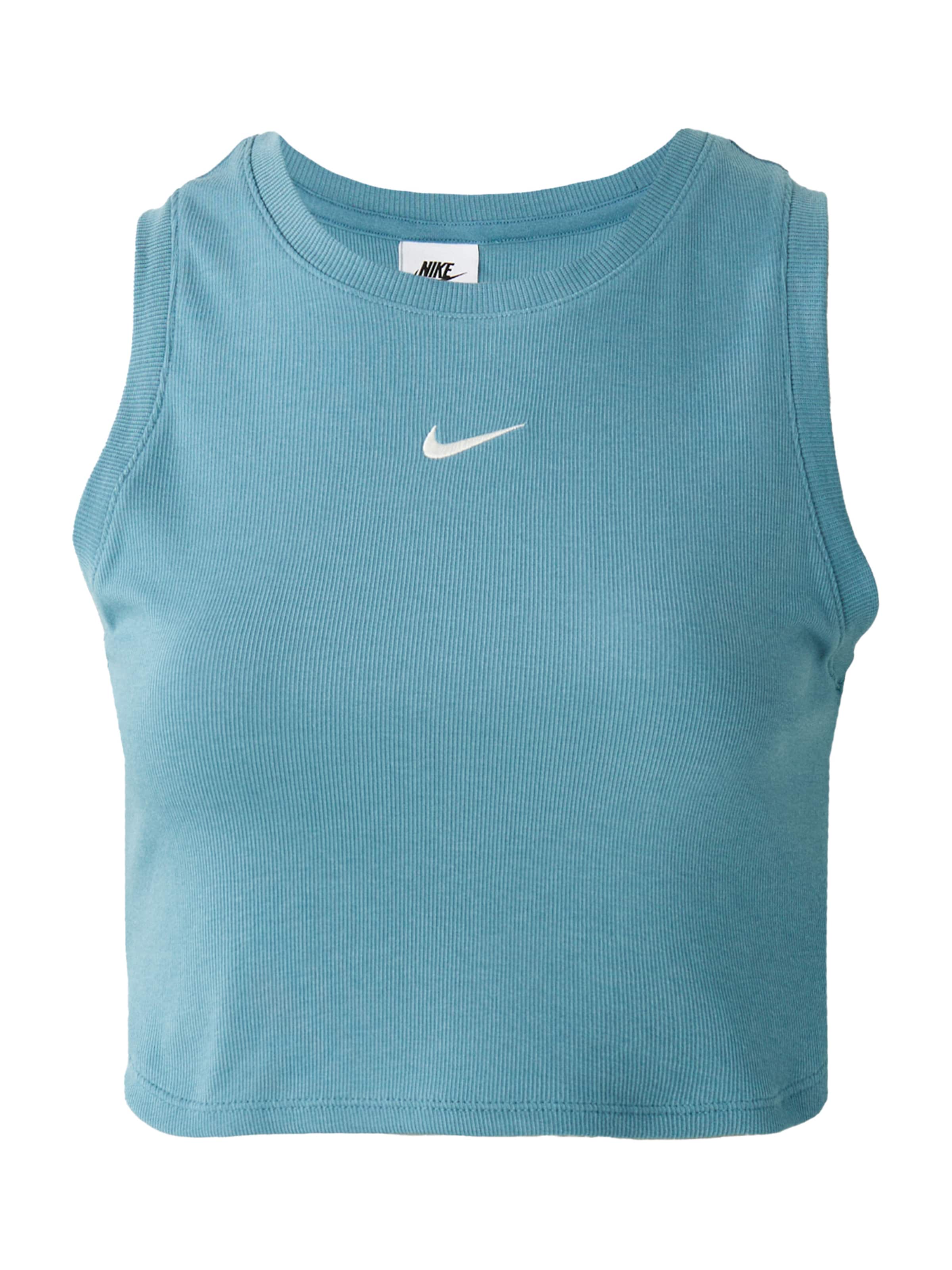 Top 'ESSNTL' di Nike Sportswear in blu: frontale
