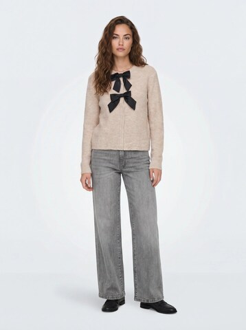 JDY Knit cardigan in Beige