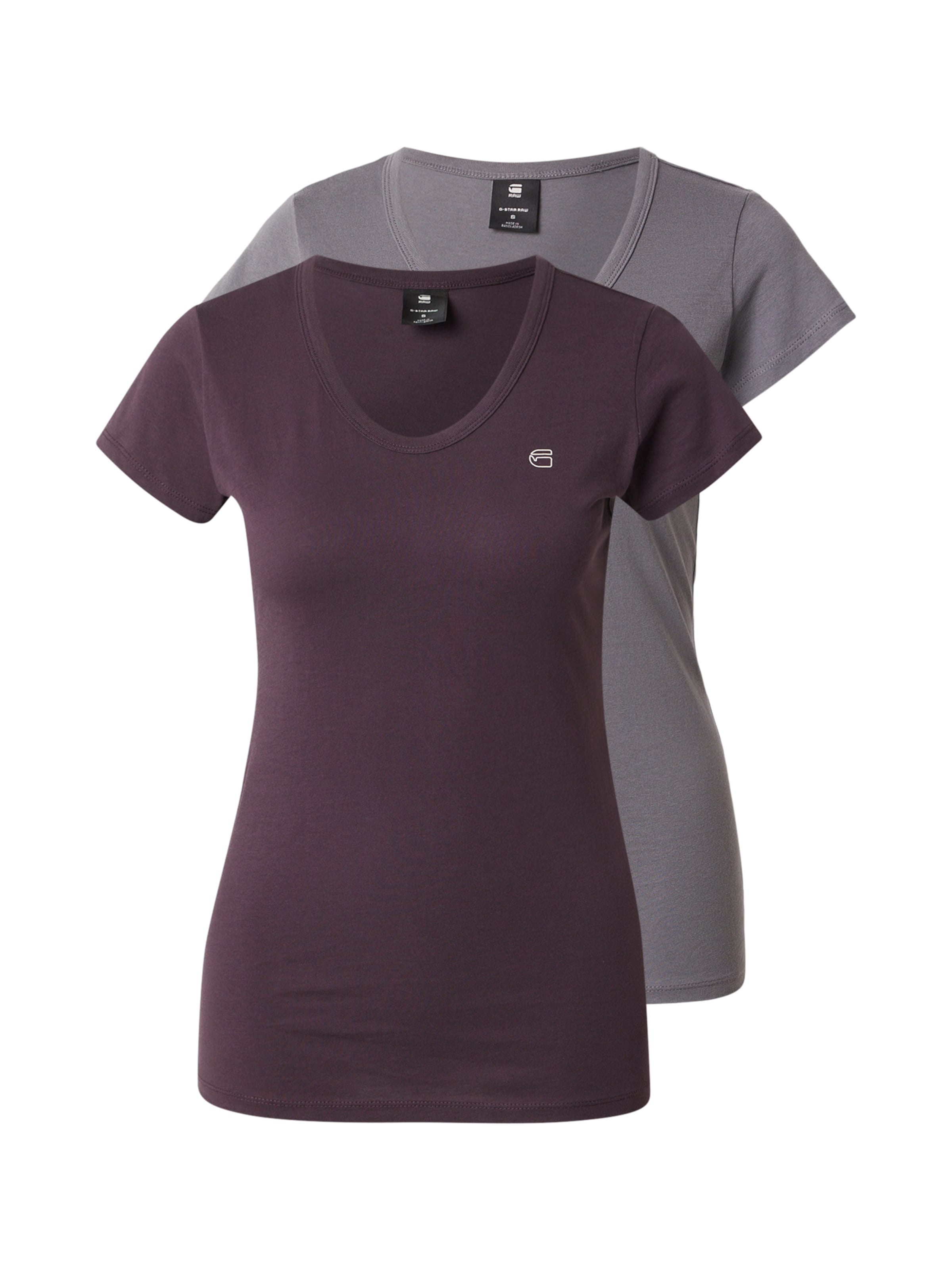 G-STAR T-Shirt in Grau: Vorderseite